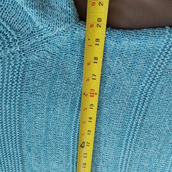 NEW STYLE & CO XL Sky Blue Pull Over Knit Women's Sweater NWT extra large - Picture 8 of 10